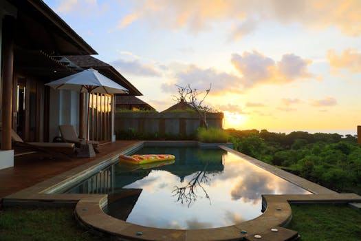 Bali Tropical Infinity Pool Villas With Ocean Views