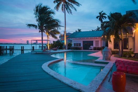 Hidden Beach Resorts With Elegant Sunset Deck Views