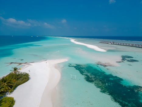 Prismview Maldives Water Villas Above Coral Reef Lagoon