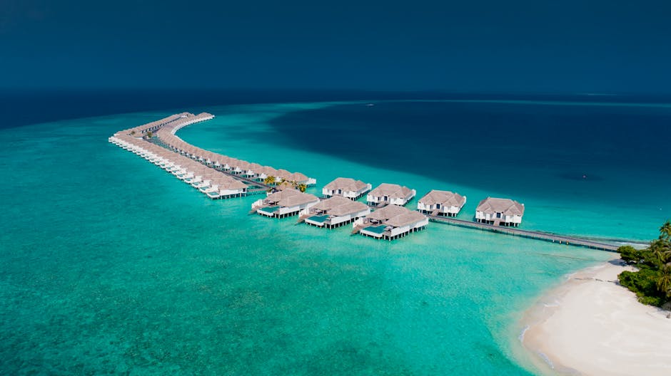 Zen Maldives Sunset Villas Above Turquoise Lagoon Waters